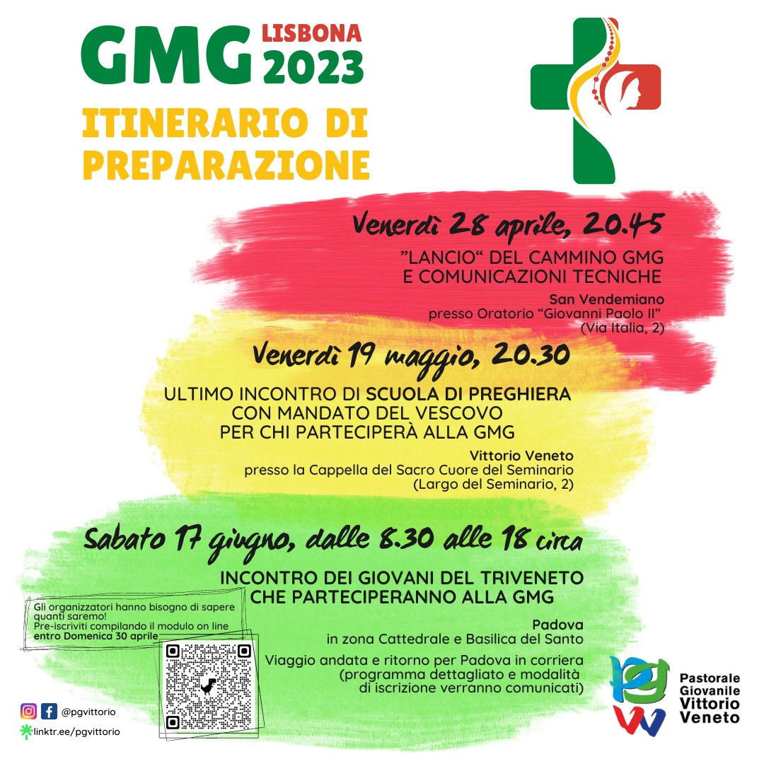 tre incontri in preparazione alla GMG