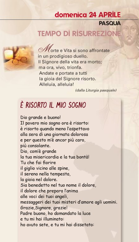 Domenica di Pasqua - Risurrezione del Signore