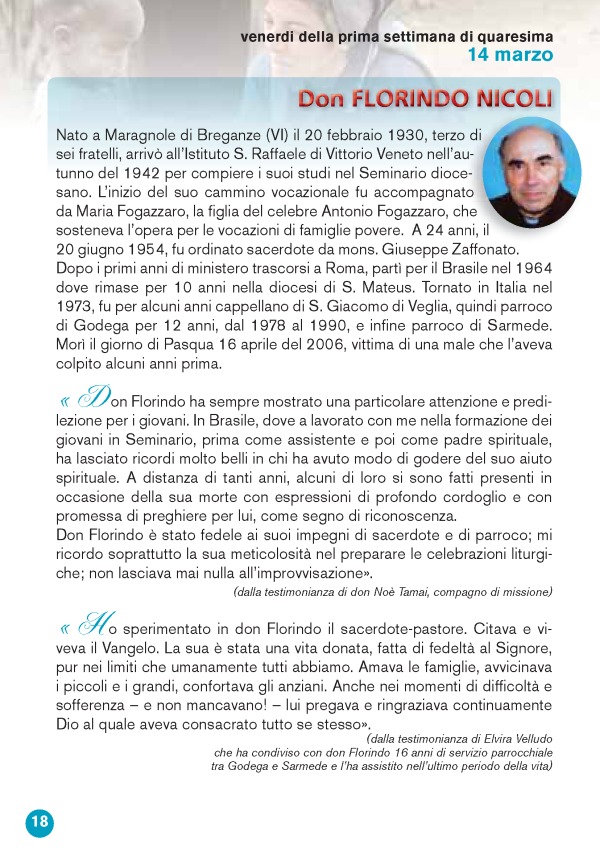 Venerd della 1 settimana di Quaresima