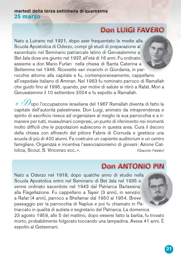 Marted della 3 settimana di Quaresima