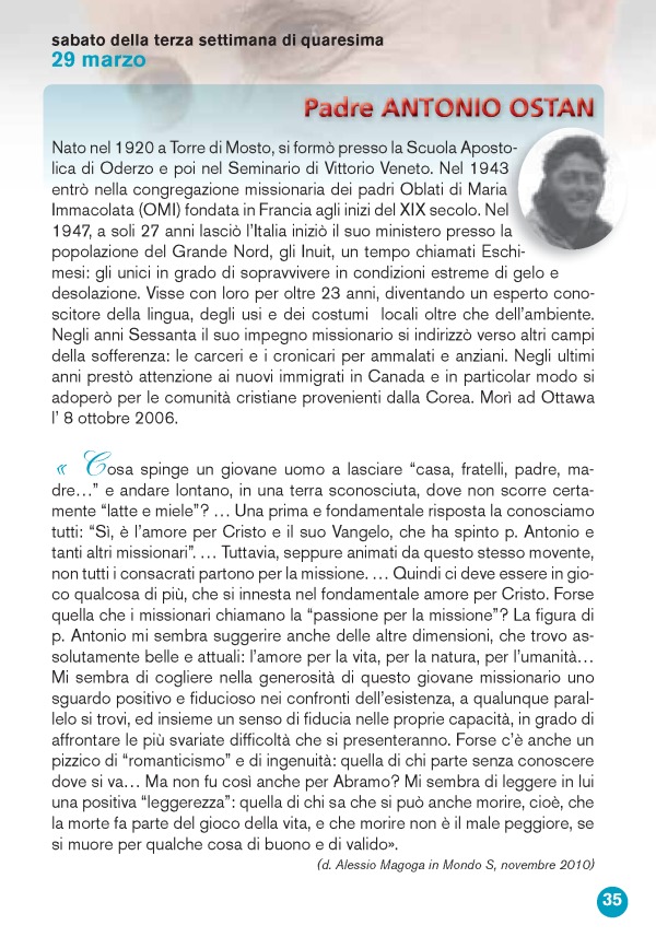Sabato della 3 settimana di Quaresima