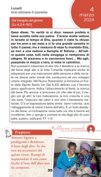 Calendario quaresimale 2024