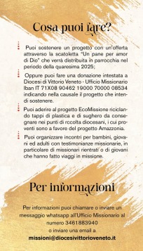 Progetti quaresimali 2025