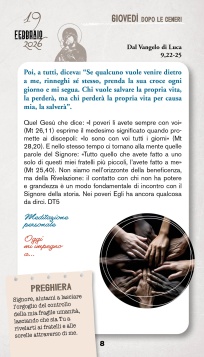 Calendario quaresimale 2026