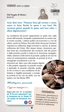 Calendario quaresimale 2026