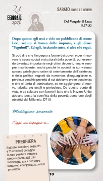 Calendario quaresimale 2026