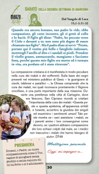 Calendario quaresimale 2026