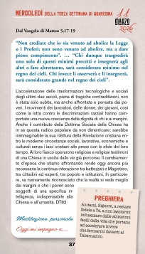 Calendario quaresimale 2026