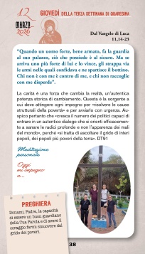 Calendario quaresimale 2026