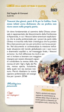 Calendario quaresimale 2026