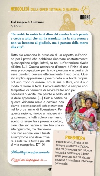 Calendario quaresimale 2026