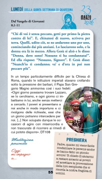 Calendario quaresimale 2026