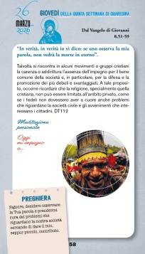 Calendario quaresimale 2026