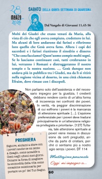 Calendario quaresimale 2026