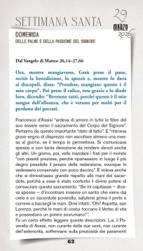 Calendario quaresimale 2026