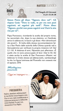 Calendario quaresimale 2026