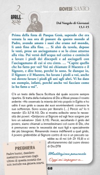 Calendario quaresimale 2026