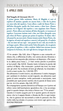 Calendario quaresimale 2026