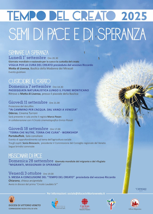 appuntamenti del Tempo del Creato 2025