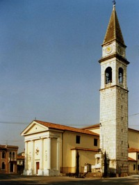 La chiesa parrocchiale di Stevenà