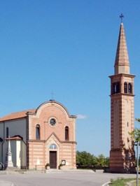 La chiesa parrocchiale di Rustignè