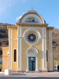 La chiesa parrocchiale di Lago