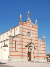 La chiesa parrocchiale di Falz di Piave