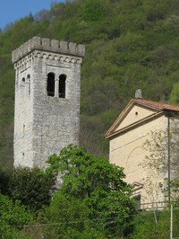 La chiesa parrocchiale di San Lorenzo in Montagna